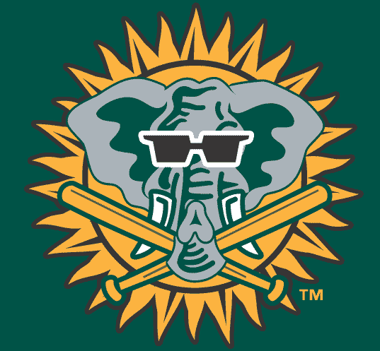 Oakland Athletics 1999-2006 Batting Practice Logo iron on heat transfer